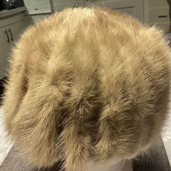 Excellent Mink Fur Hat by  VINTAGE LINED BEAUTIFUL STYLE - Picture 3 of 9